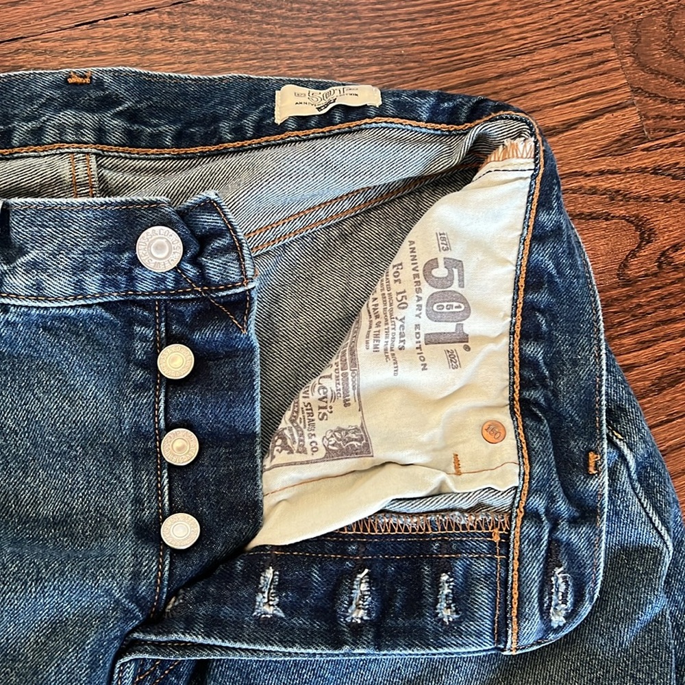Levi's Blue Women's Jeans - Picture 3 of 6